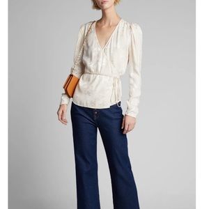 Veronica Beard Floral Eden Blouse